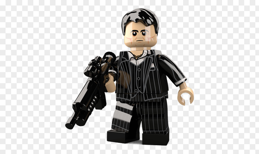Tony Montana Scarface Al Pacino Lego Minifigure PNG