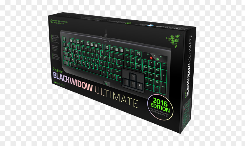 Keyboard Player Computer Razer BlackWidow Ultimate 2016 Stealth (2016) Gaming Keypad (2014) PNG