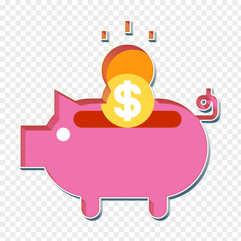 Piggy Bank Icon Save Payment PNG