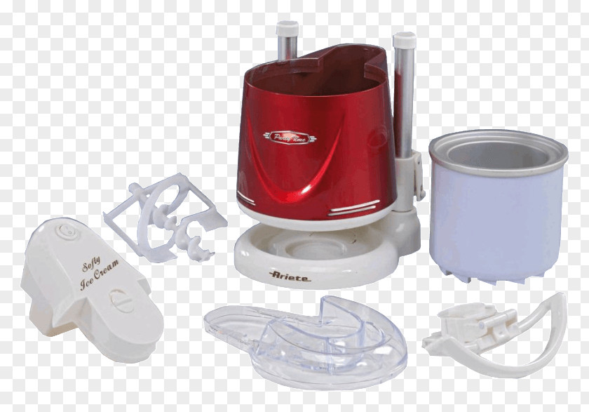 Softy Online Vásárlás Cotton Candy Small Appliance Food Processor Ariete 634 Soft Ice Cream Maker: Red PNG