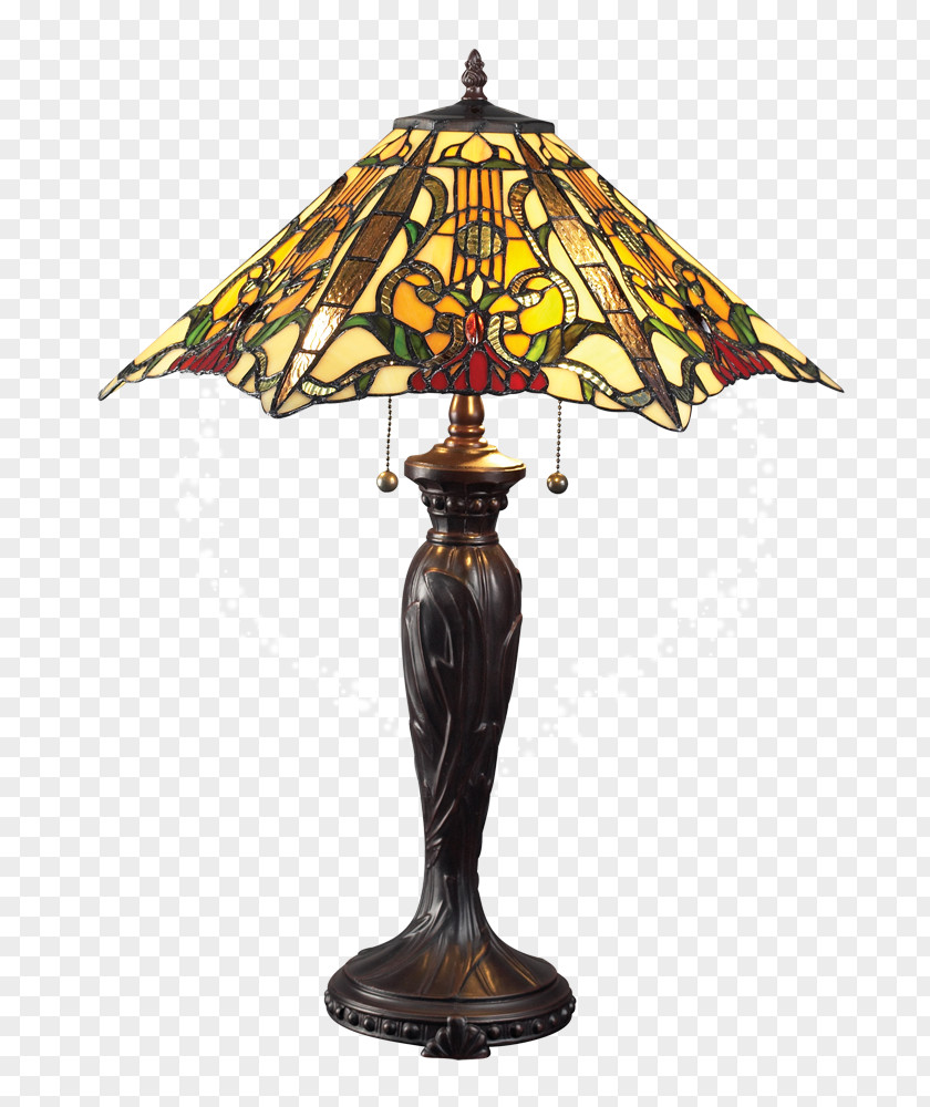 Table Lamp Light Lampshade Tiffany PNG