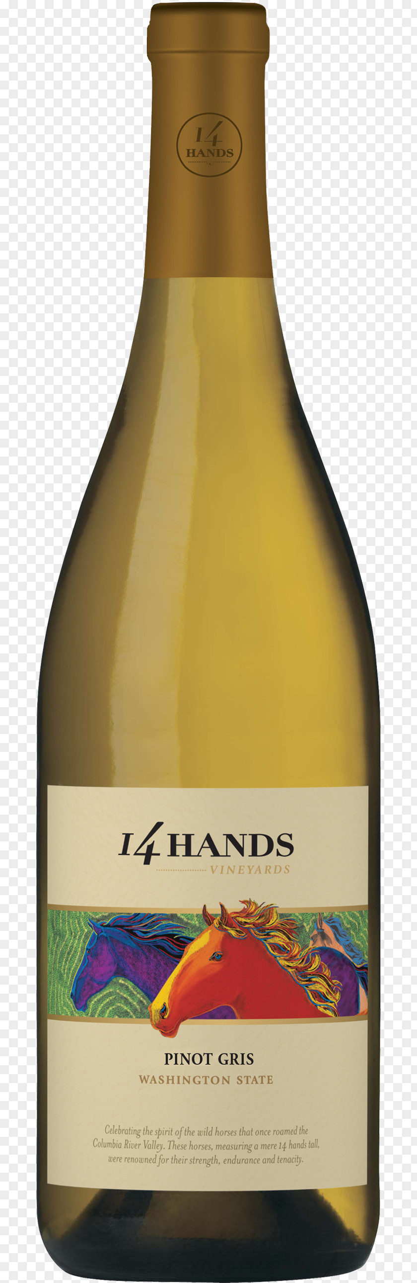 Wine White 14 Hands Winery Sauvignon Blanc Liqueur PNG