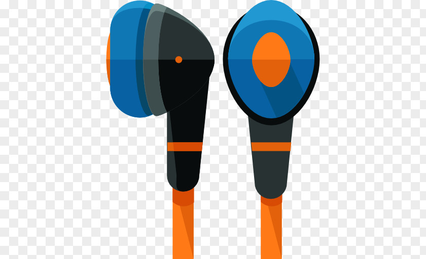 Blue Headphones Icon PNG