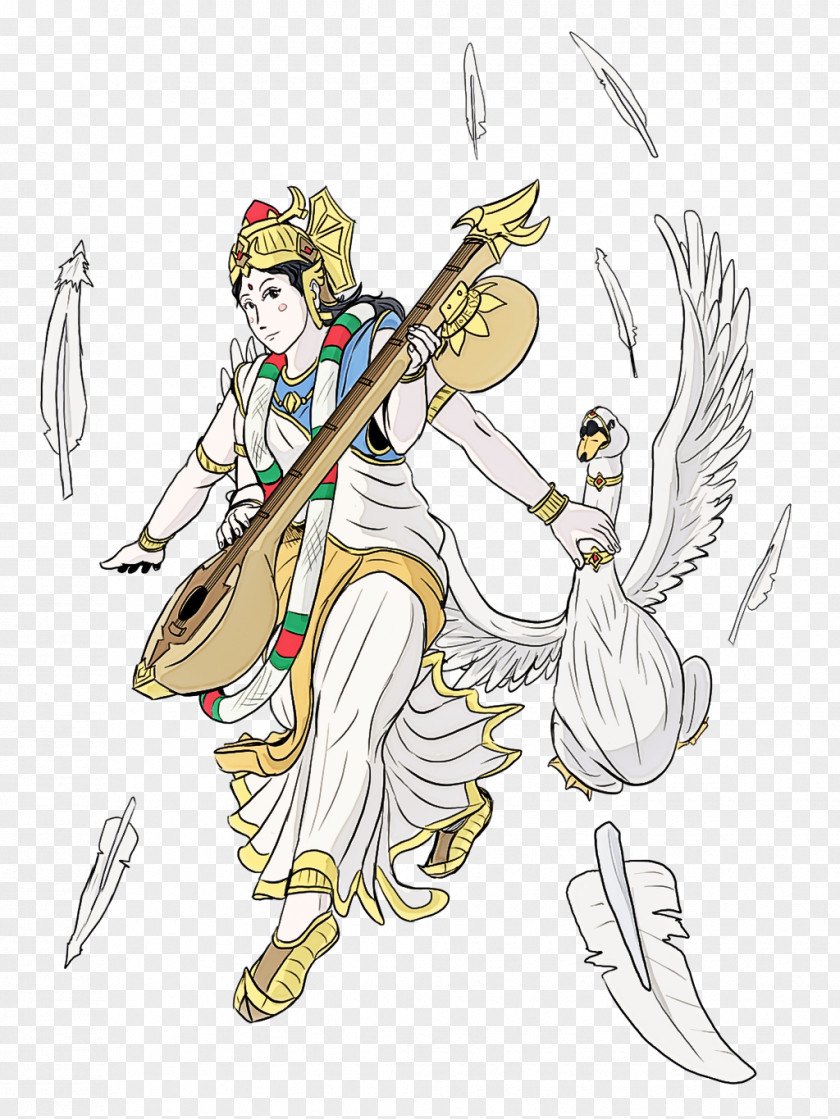 Cartoon Costume Design Drawing Line Art Angel PNG