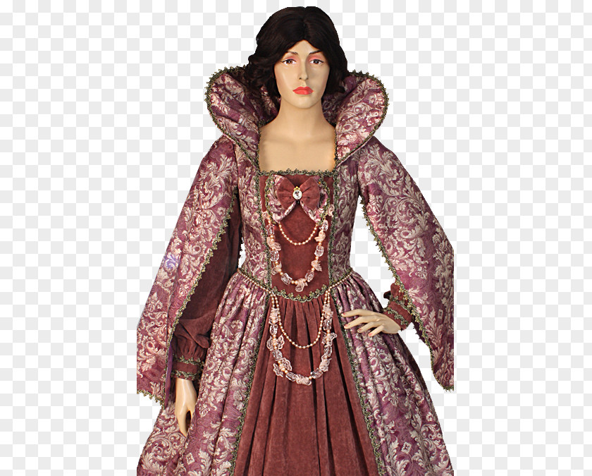 Dress Renaissance Middle Ages Robe English Medieval Clothing PNG