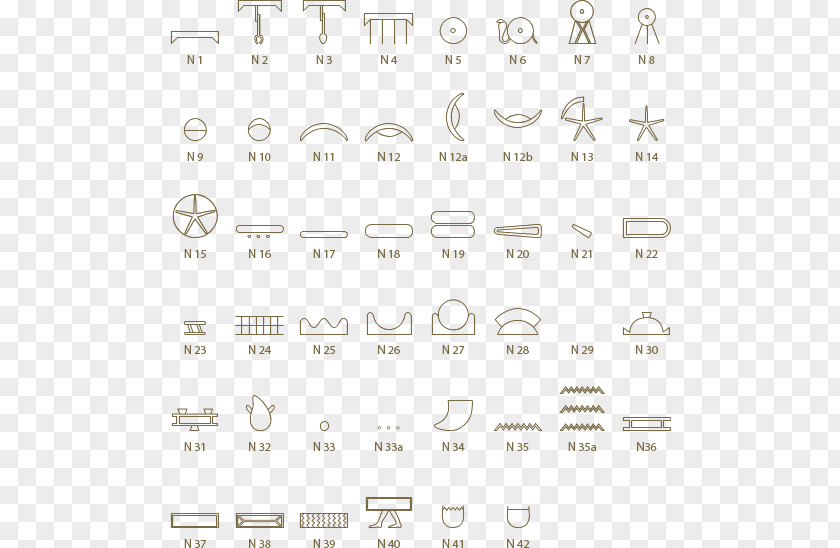 Egyptian Hieroglyphs Ancient Egypt Character PNG