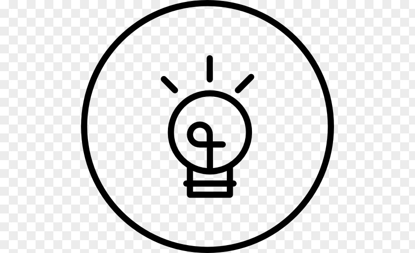 Symbol Line Art Light Bulb Cartoon PNG