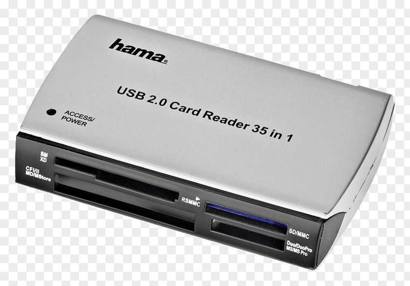 USB Memory Card Readers Flash Cards Hama Photo PNG