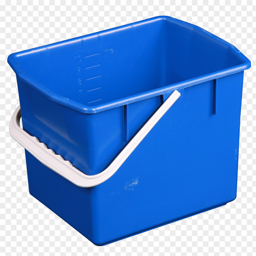 Cosmetic Elements Bucket Plastic Blue Liter Lid PNG