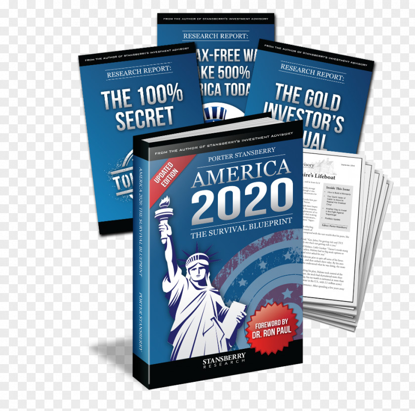 United States America 2020: The Survival Blueprint Book Stansberry Research Drawing PNG