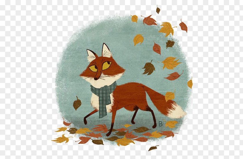 Autumn Fox Hello Baby! With Audio Recording Drawing Film Illustration PNG