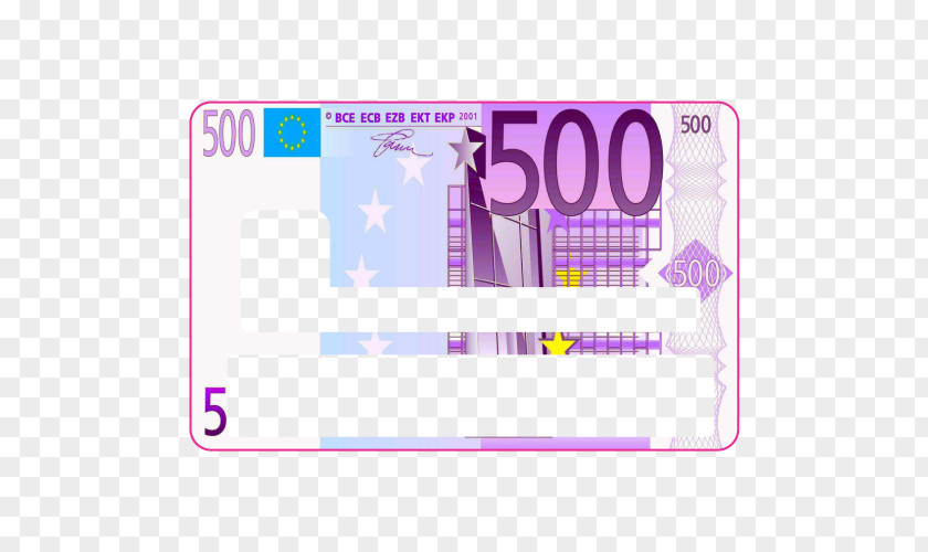 Banknote 500 Euro Note Banknotes Money PNG
