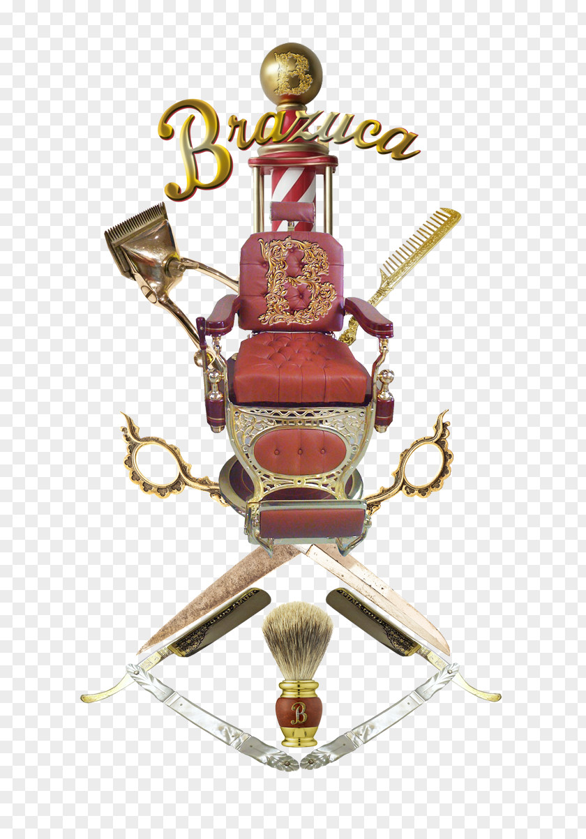 Brazuca Barber Chair Floris London Antique 01504 PNG
