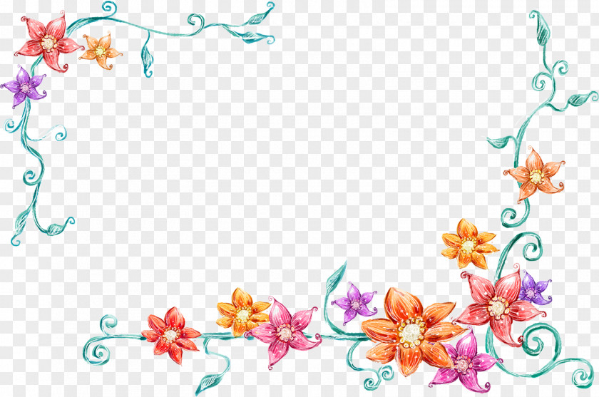 Hand Painted Flower Painting Drawing PNG