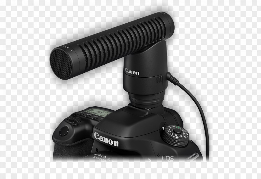 Microphone Canon EOS 80D DM E1 Camera Stereophonic Sound PNG