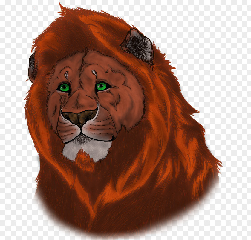 Realistic Lion Drawings Cat Terrestrial Animal Snout Wildlife PNG
