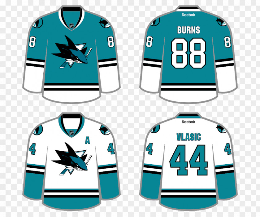 San Jose Sharks Sports Fan Jersey Logo T-shirt PNG