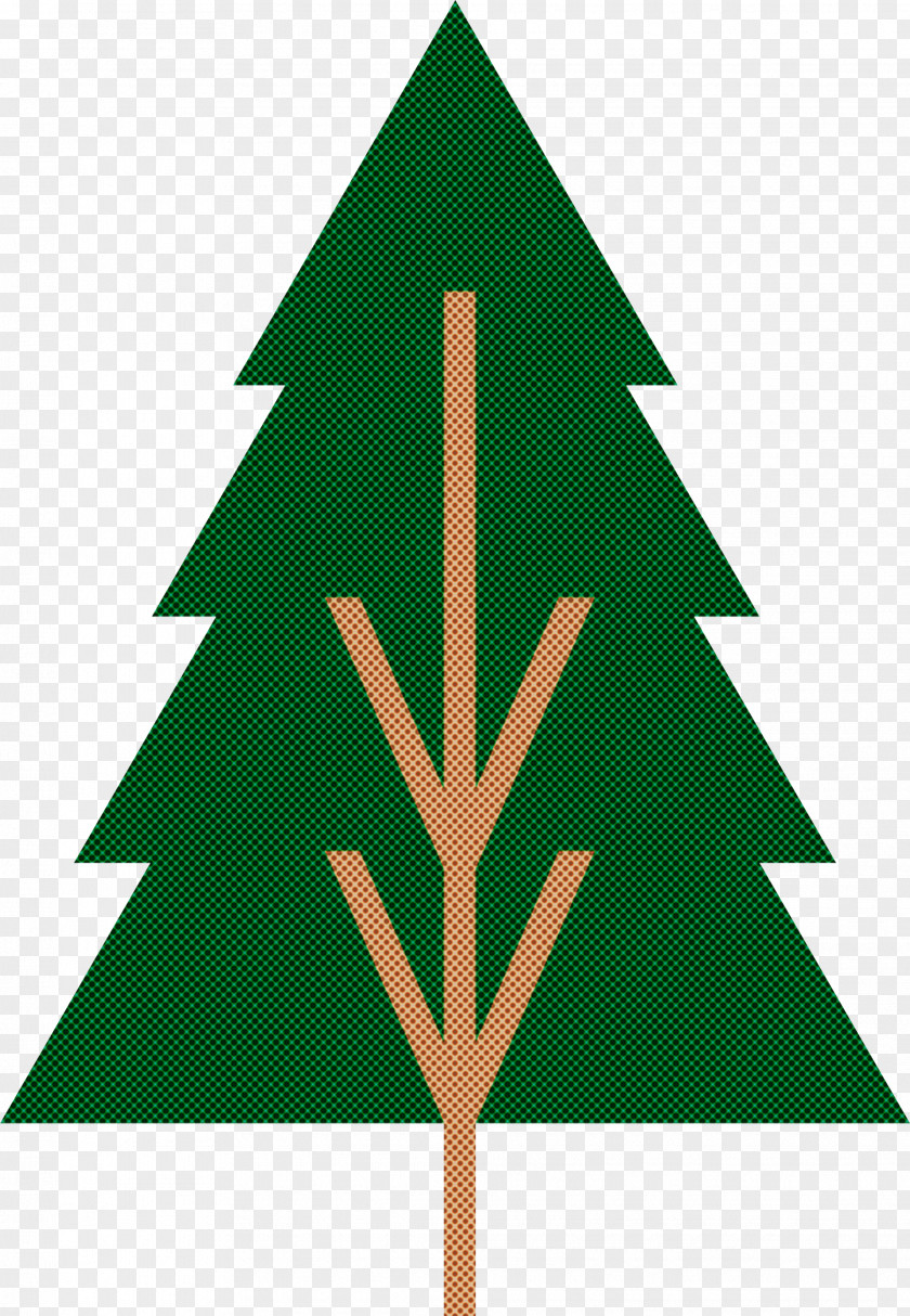 Simple Christmas Tree PNG