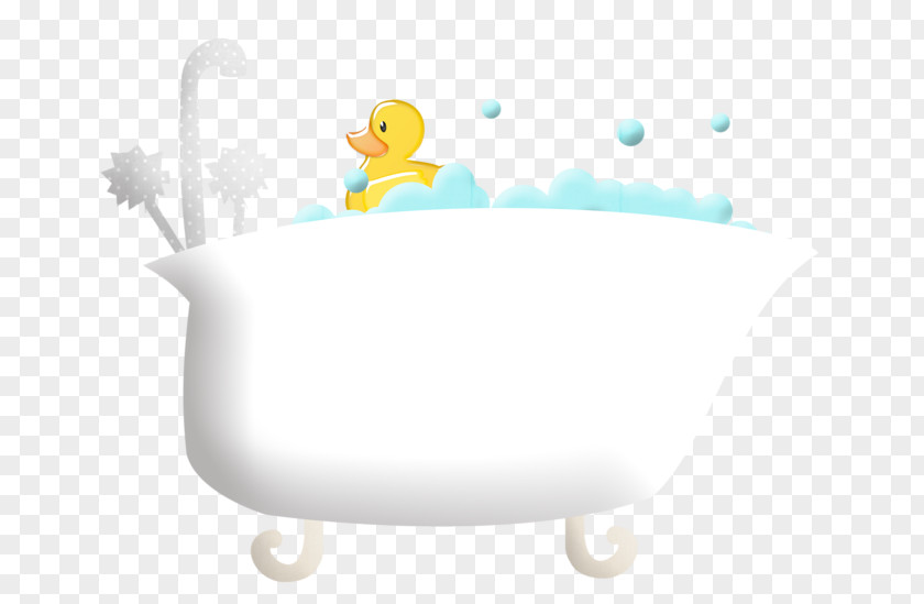 Small Yellow Duck Bath Icon PNG