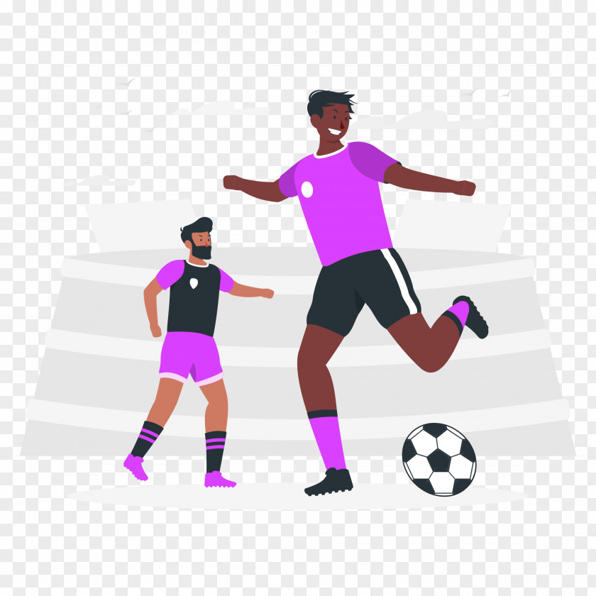 Sportswear Team Sport Purple Ball Shoe PNG