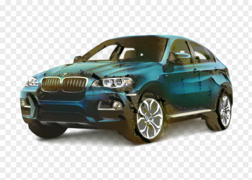 Bmw Concept X6 Activehybrid Model Car Luxury Background PNG