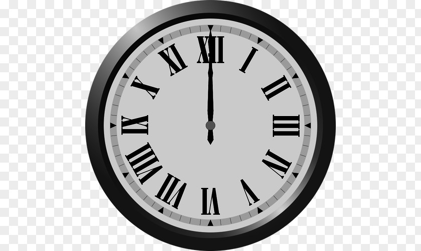 Clock Roman Numerals Face Time Clip Art PNG