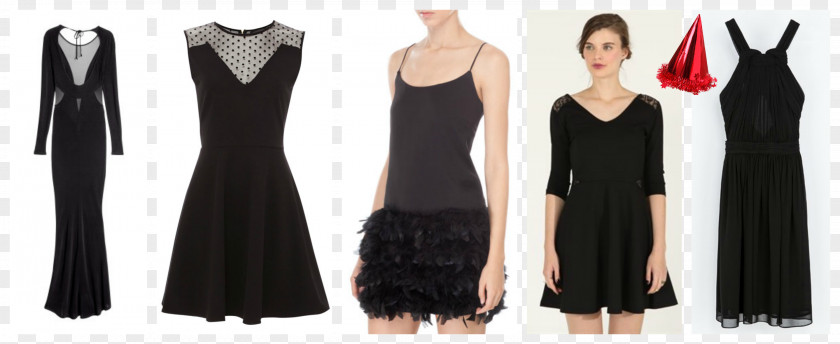 Dress Little Black H&M Bershka Fashion PNG