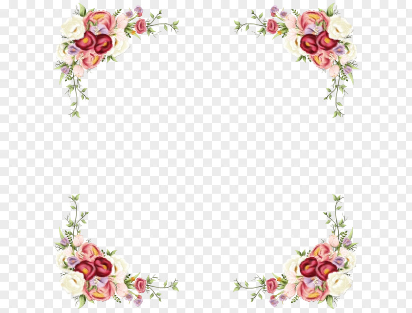 Flower Pedicel Picture Frame PNG