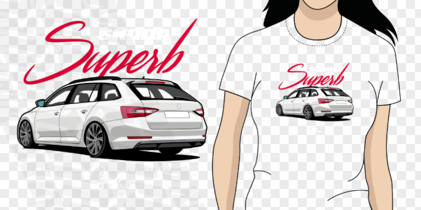 Super B T-shirt Car Clothing Motor Vehicle Sleeve PNG