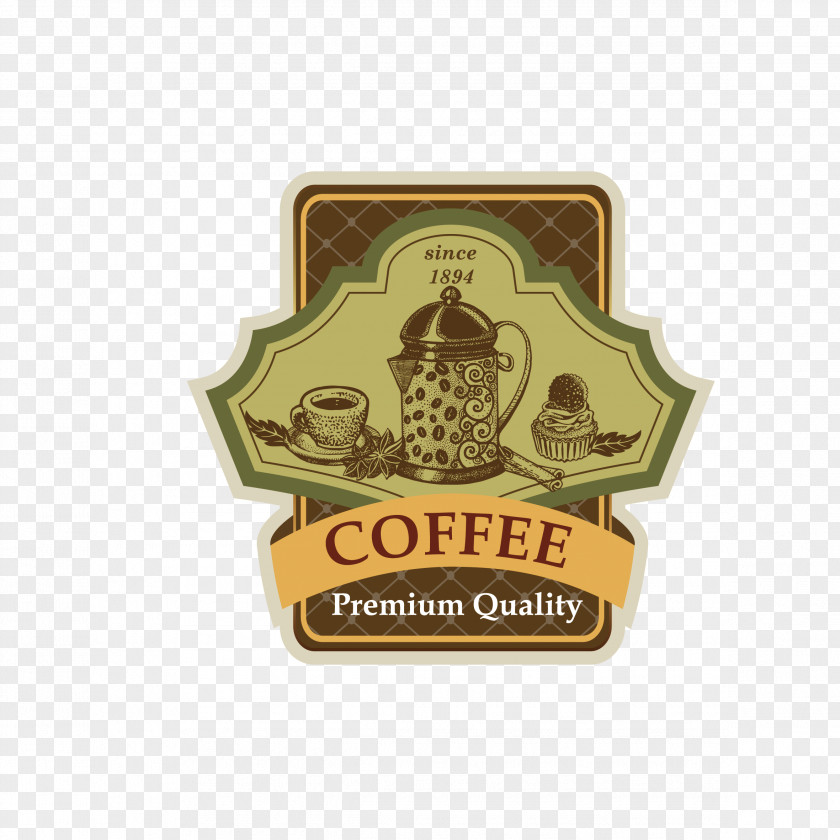 Vector European-style Coffee Cafe Royalty-free Illustration PNG