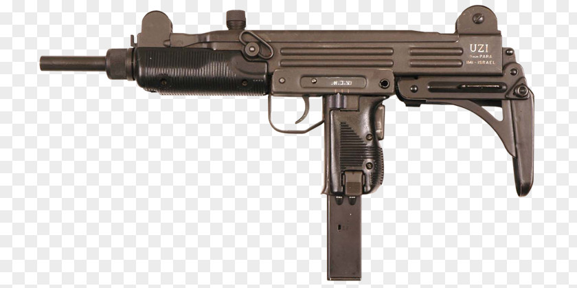 Weapon Uzi Submachine Gun Israel Industries Firearm PNG