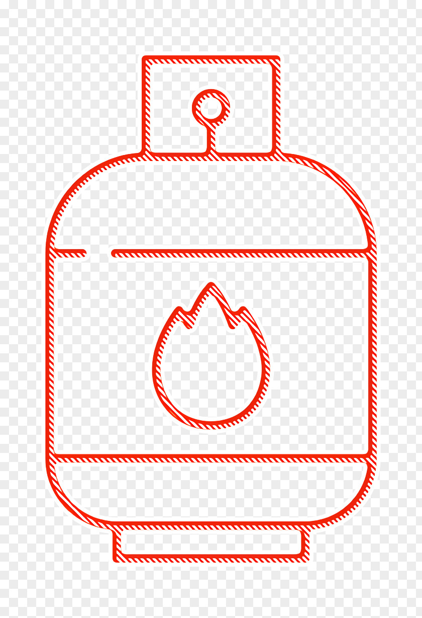 BBQ Line Craft Icon Fire Gas PNG