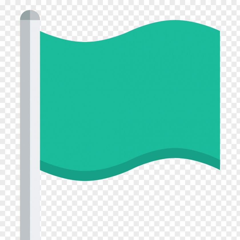Flag Angle Aqua Green PNG