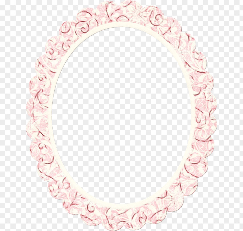 Oval Pink Picture Cartoon PNG