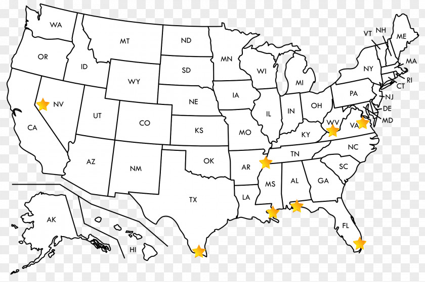 Strip Club United States Blank Map U.S. State Mapa Polityczna PNG