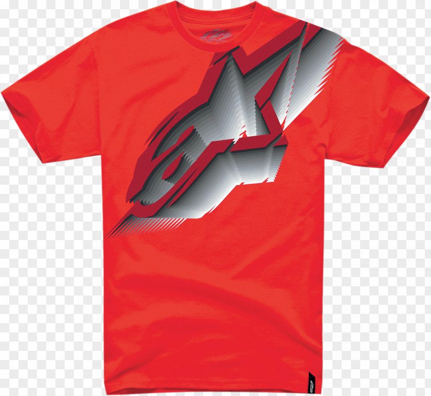 T-shirt Cap Sleeve Alpinestars PNG