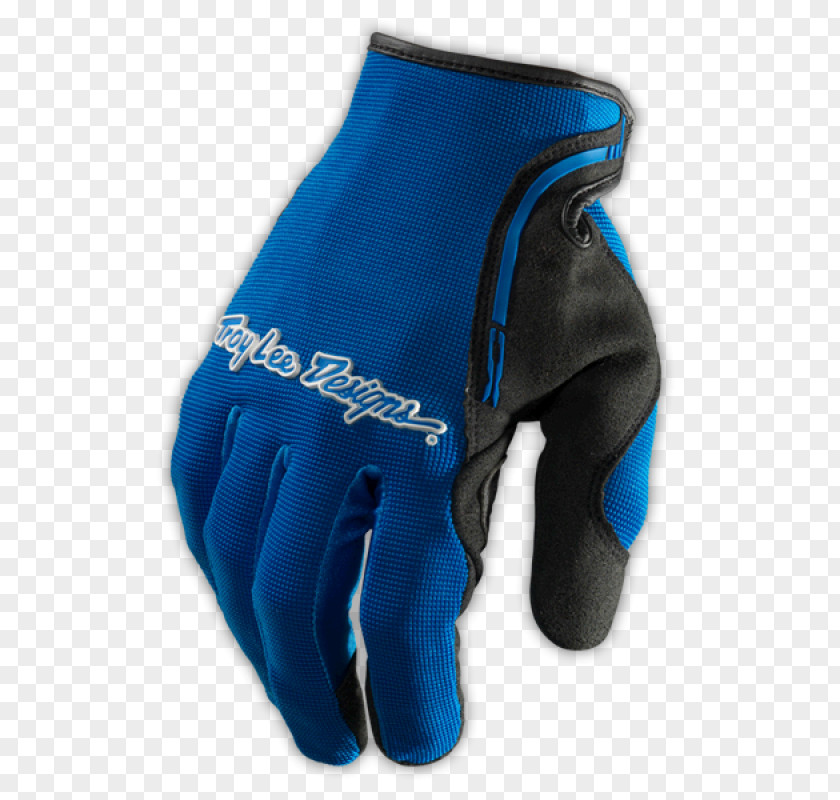 Troy Lee Logo Glove Blue Designs Clothing Red PNG
