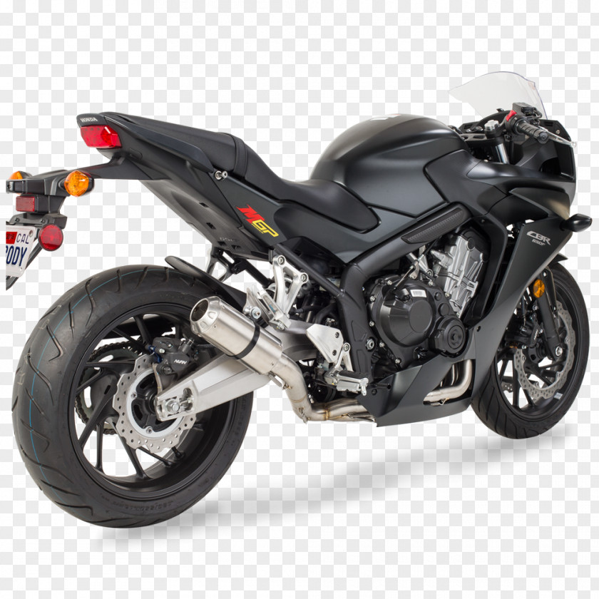 Exhaust System Tire Honda CBR650F Motorcycle PNG