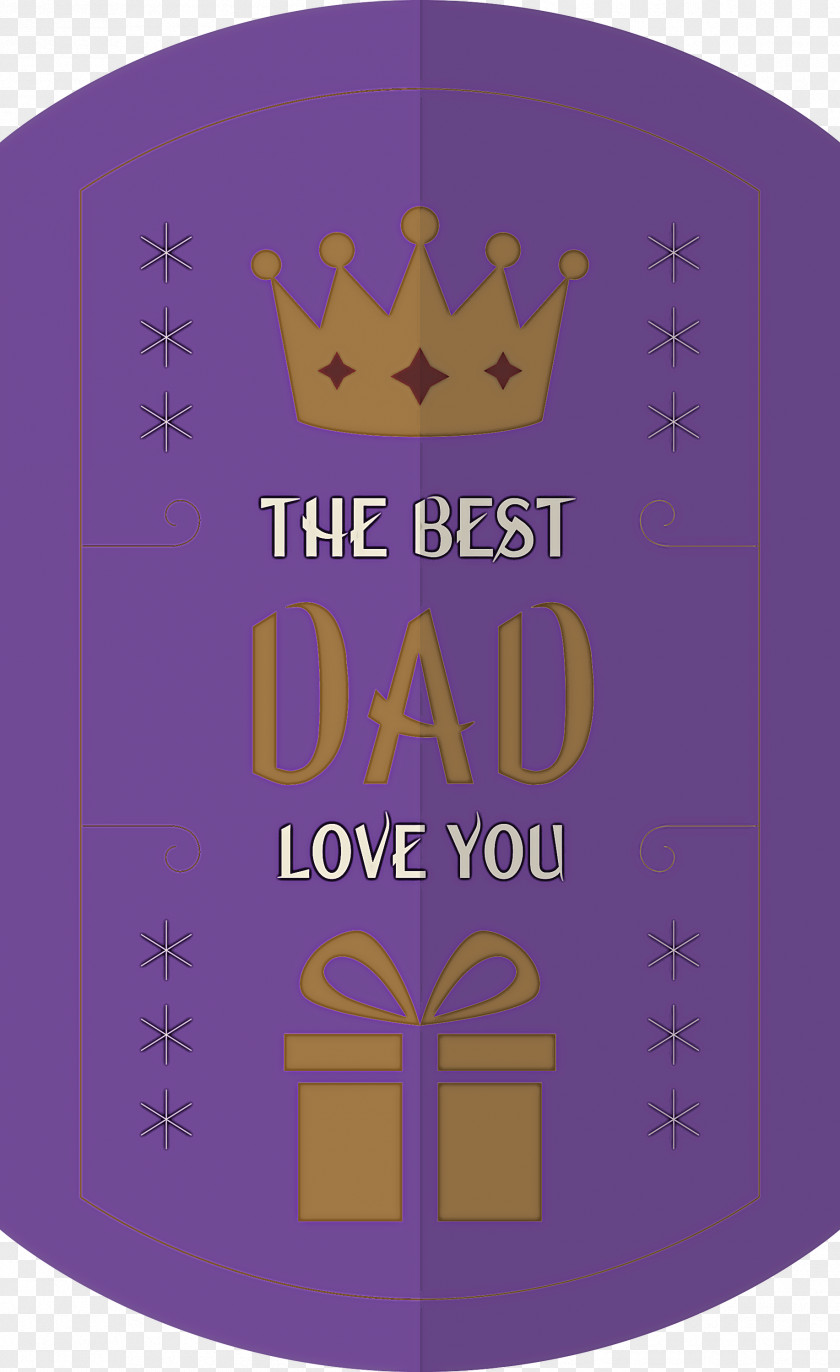 Fathers Day Label PNG