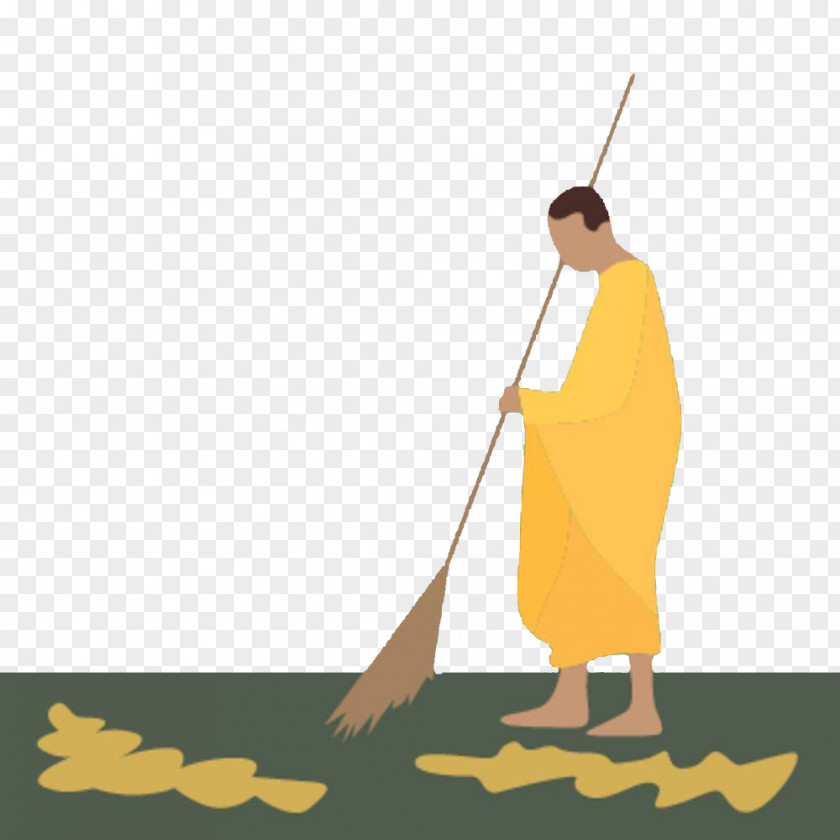 Flat Wind Monk Guanyinsizhen Bhikkhu Buddhism Illustration PNG