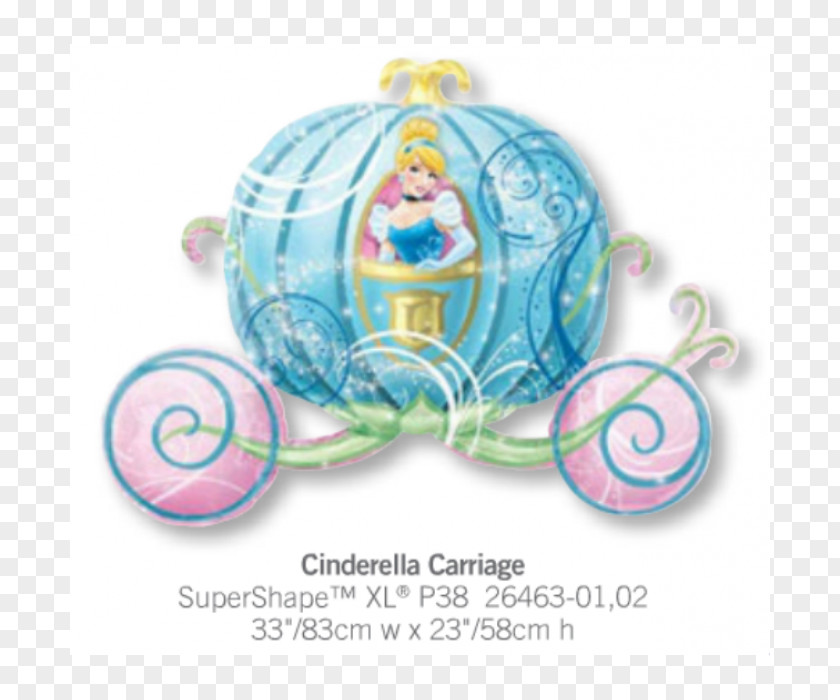Gas Balloon Number Carriage Cinderella Birthday Disney Princess PNG