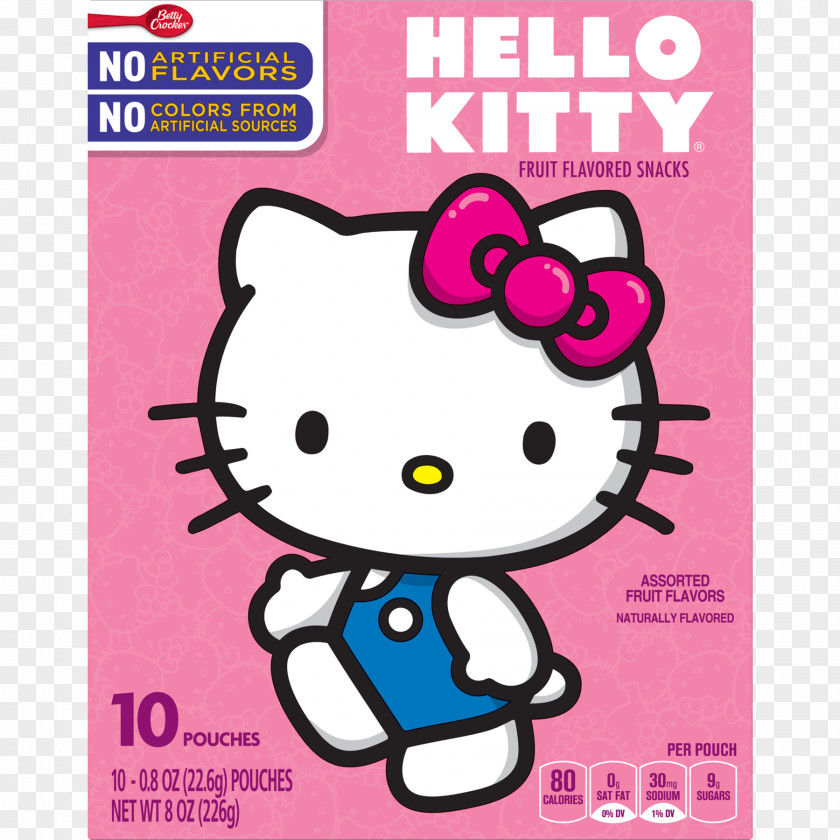 Juice Apple Fruit Snacks Betty Crocker Hello Kitty PNG