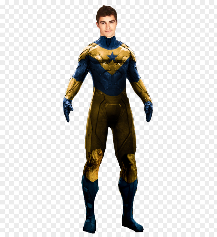 Justice Transparent Booster Gold Superhero League DeviantArt PNG