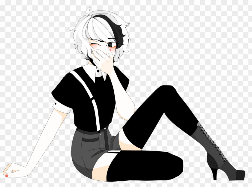 People Wearing Off White Clothing Appetite Of A People-Pleaser Art Ghost And Pals V Flower Vocaloid PNG