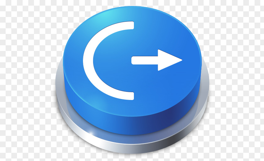 Perspective Button Logoff Computer Icon Brand Trademark PNG