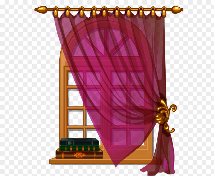 Red Curtains Curtain Window Blinds & Shades Treatment PNG