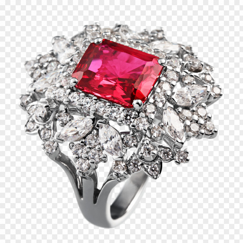Ruby Earring Gemstone Jewellery PNG