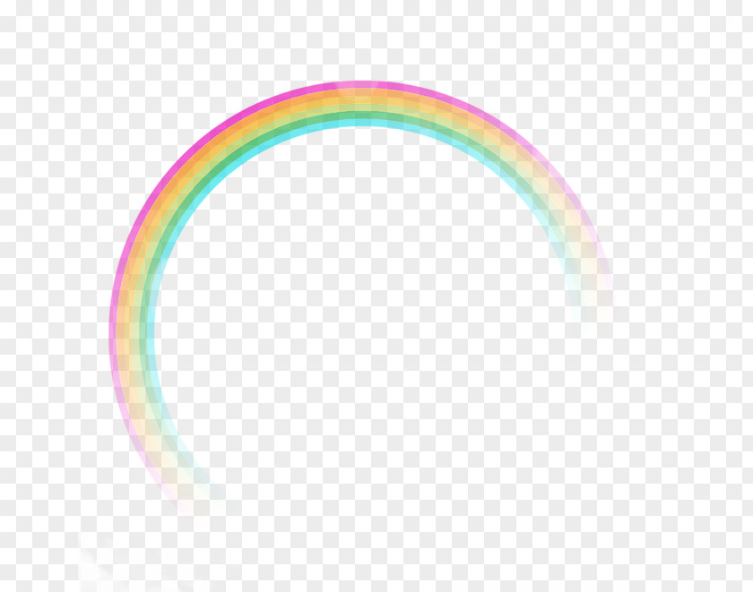 Watercolor Rainbow Download Cartoon Circle PNG