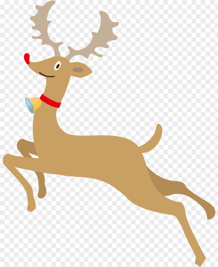 Wildlife Antelope Reindeer Christmas PNG