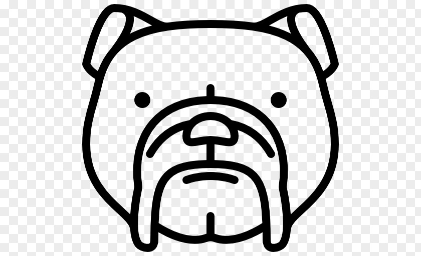Bulldog Snout Clip Art PNG